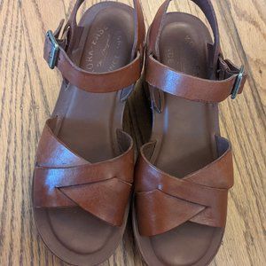 Kork-Ease Ava 2.0 Leather Cork Wedge Sandals